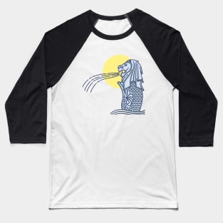 Singapore statue : line art Baseball T-Shirt